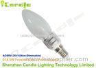 5 Watt B22 / E26 / E27 / E14 Led Candle Lamp Frosted Glass 360 Deg CE ROHS