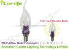 3w Viewing Angle 360 Led Bulb Candle E14 Smd2835 Clear Glass Violet Aluminum 1070