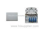 4 port Indoor fiber distribution box , 4 fibers Customer Terminal Box
