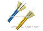 Indoor Armoured Single mode Fiber Cable with Blue / Grey LSZH Jacket