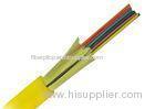 yellow jacket 12core Indoor Distribution fiber optical cable with 0.9mm Cable