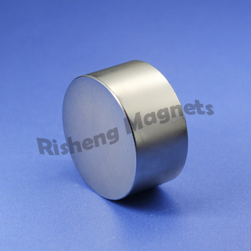 Nickel Coated Neodymium Magnets D45 x 30mm N45 Motor Magnetic NdFeB Magnet Supplier