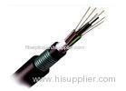 PE Jacket GYTA optical fiber cable with Steel Central Strength Member