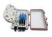 Wall - mounted 4port FTTH customer terminal box with SC Adapters