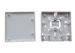 CATV networks 4 fibers FTTH PC Housing Socket Panel with LC Adapters