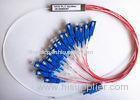 116 PLC Singlemode Fiber Optic Splitter with Steel Tube Package