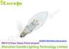 3w E14 LED candle bulb Dimmable clear glass point shaped 4500k 5500k