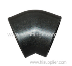 hdpe butt socket 45 degree elbow pipe fittings