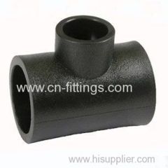 hdpe socket reducing tee pipe fittings