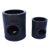 hdpe socket reducing tee pipe fittings