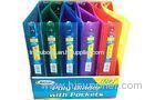 1.5 inch O - ring office binders 0.7mm Poly For hold documents photocopies