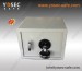 Home and office safes with illuminated time delay safe lock