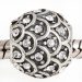 2014 New Sterling Silver Sparkling Fish Scale Beads with Jet Austrian Crystal European Style