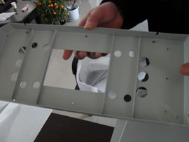Processing of enclosure of sheet metal parts
