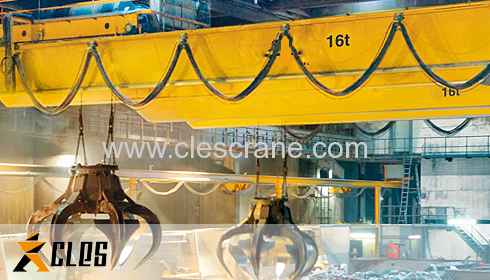 Waste Handling Industry Cranes CW(M)D Series low headroom double girder overhead crane