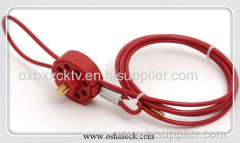 Wheel Type Cable Lockout Devices