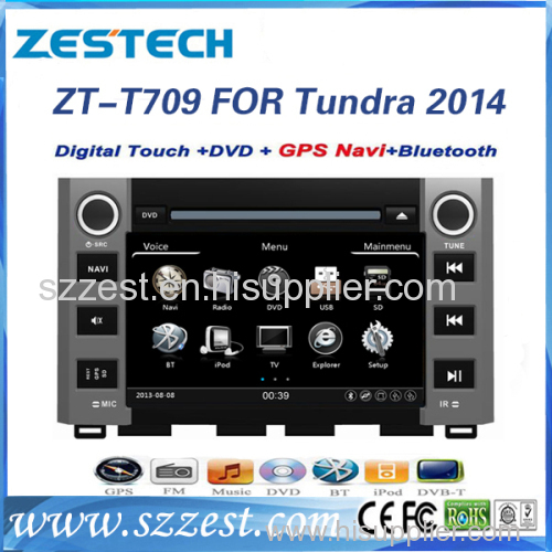 ZESTECH double din car stereo for Toyota Tundra 2014 auto stereos with Gps navigation all in one dvd sat nav