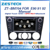 ZESTECH Car autoradio gps For BMW E90 DVD 3 Series year for 2005-2012 With Manual Air-Condition