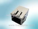 Lan Transformer Modular Jack RJ45 Single Port Stacked 13F-64ND2NL ODM / OEM