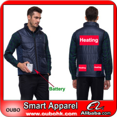 Vest For Men With High-Tech Electric Heating System Battery Heated Clothing Warm OUBOHK