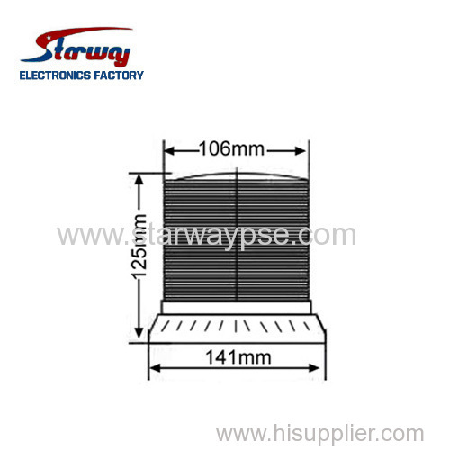 12V Magnetic Warning Strobe Light LED Beacon for truck