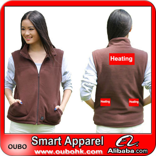 Women waistcoat With High-Tech Electric Heating System Battery Heated Clothing Warm OUBOHK