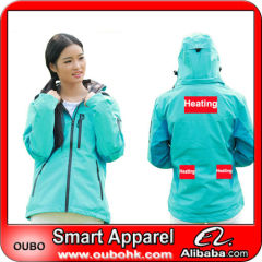 Softshell jacket With Automatic Battery Heating System Electric Heating Clothing Warm OUBOHK