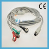 MEK One piece 3 lead ECG Cable with leadwires