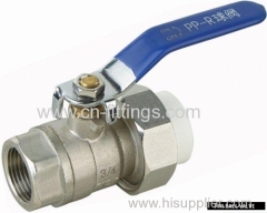 ppr female threaded ball valves with union