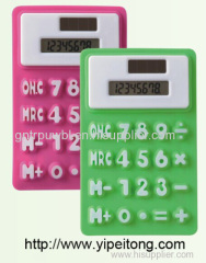 Silicone pocket calcul ator