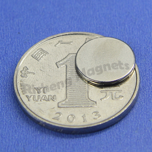 Ultra Thin Magnet D11 x 1mm +/- 0.1mm N48 Round Disc Magnets