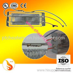 Electric Convector Heating Device (Chrome Aolly & Mica basis) for Air Heaters