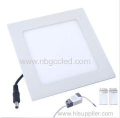 6W Square Non-Dimmable LED Recessed Ceiling Panel Lights Cool White