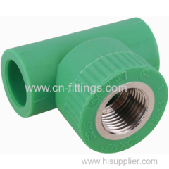 ppr female threaded tee pipe fittings