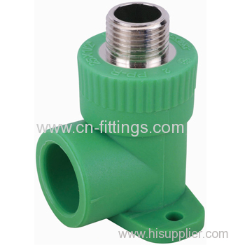 ppr male elbow wall plate fittings