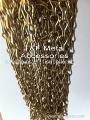 Link chain curtain screen