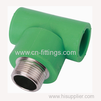 ppr male threaded tee fittings