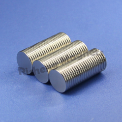 rare earth magnets n42 disc magnet motor D15 x 0.5mm +/- 0.1mm industrial magnetics NiCuNi Plated