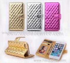 many models free DHL shipping mercury book-open leather case color-hit standable card bag for iphone 6 4.7 case