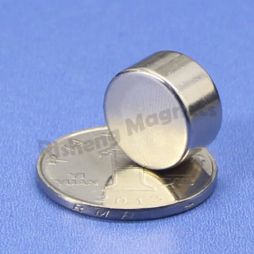 N42 magnets for sale disc magnetic Axially magnetized D15 x 8mm +/- 0.1mm Neodymium Magnet Strength NiCuNi Plated
