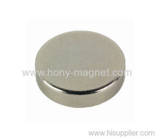 Good performance sintered n42 neodymium magnet disc