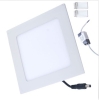 LED Panel Light Square Ceiling Downlight Lamp White Light 15W