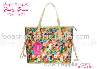 Modern Colorful Womens Floral Canvas Bag tote handbags for Summer