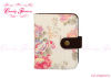 Pink Vintage Waterproof Floral Canvas Bag Credit Card Holders Wallets Eco friendly