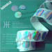 PET material and transparent hologram stickers