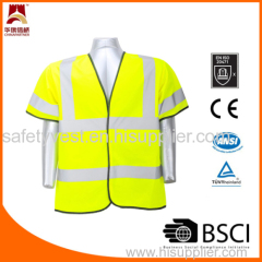 2 Band 2 Brace Class 3 Made in China Roadside Emergency Hi Vis Reflective Safety Vest