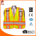 2014 NSC Exhibitor Fluo Traffic Safety Hi Vis Reflective Safety Waistcoats