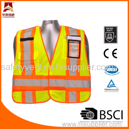 ANSI107 5 points tear away safety vest