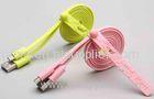 Pink / Green Sync Data SAMSUNG Galaxy 3 Charger Cable FCC For Computer USB Port