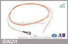 FC E2000/MU Multimode Fiber Optic Pigtails Yellow PVC LSZH Cable